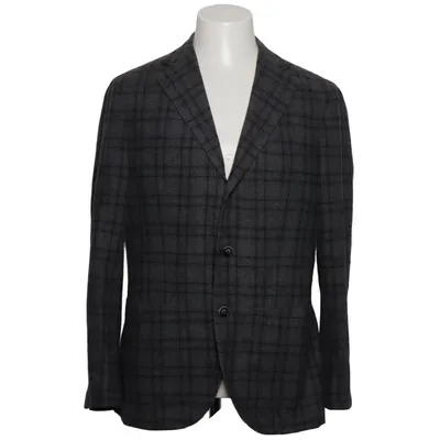 Blazer (Grijs) van Barba Napoli Polyamide, Wol