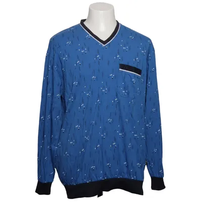 Pyjama shirt (Blauw, Zwart) van Götzburg Katoen