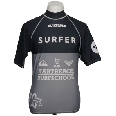 Badtröja (Svart, Grå) från Quiksilver Elastan, Polyester