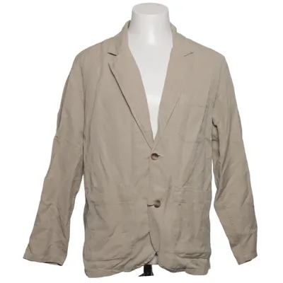 Blazer (Beige) from Eton Cotton, Linen, Silk