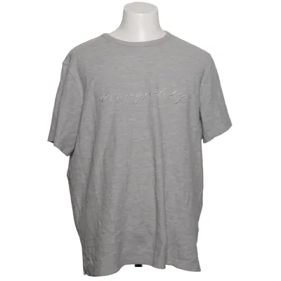 T-shirt (Grå) fra H&M Man Bomuld, Viscose