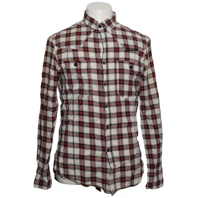 Flannel shirt (Red, White, Black) from Gio Goi Cotton