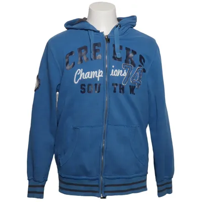 Hoodie (Blue) from Creeks Cotton, Elastane, Polyester