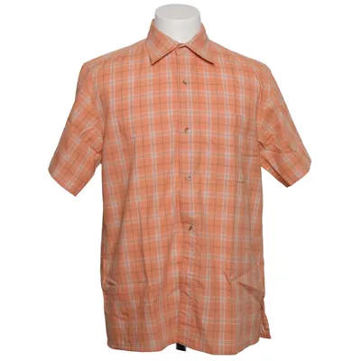 Kortärmad skjorta (Orange, Vit) från Just Nature Polyester, Viskos