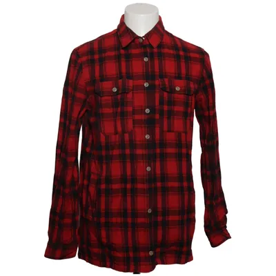 Flanellskjorta (Röd, Svart) från Active Wear Bomull