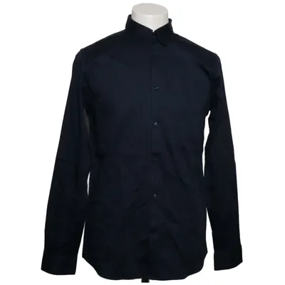 Shirt (Blauw) van Selected Homme Identity Katoen, Elastaan