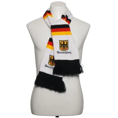 Scarf (White, Black, Yellow, Red) from Deutschland Acrylic