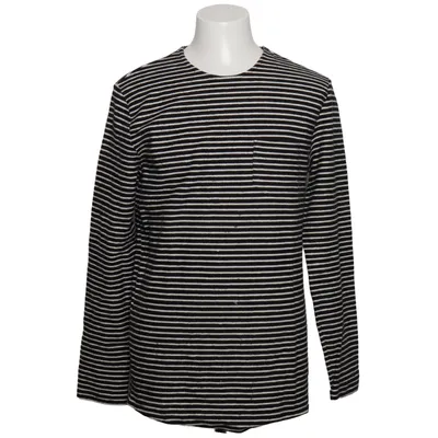 Long sleeve T-shirt (Black, White) from Kultivate Cotton, Polyester
