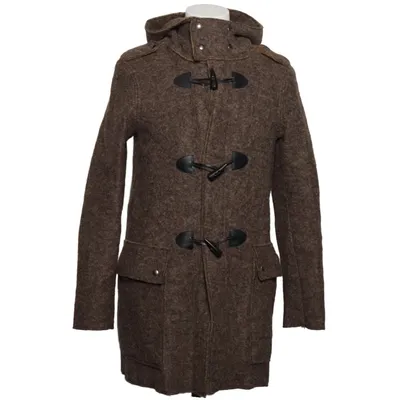 Duffel (Brun) från Zara Man Polyester, Ull