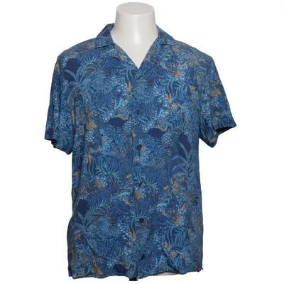 Short sleeve shirt (Blue, Yellow, Multicolored) from Orlebar Brown Linen, Viscose
