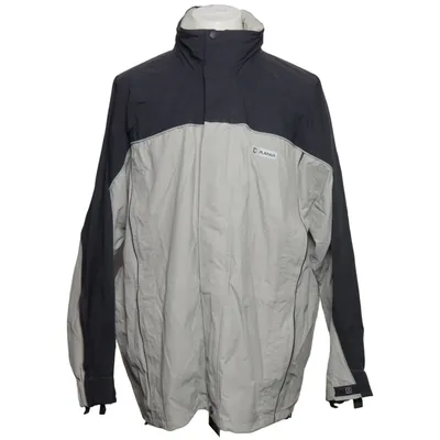 Rain jacket (Gray, Black) from Planam Polyamide, Polyester