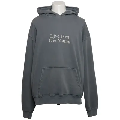 Hoodie (Gray) from Lfdy Cotton, Polyester