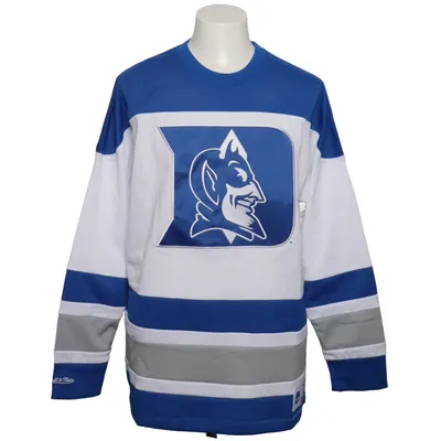 Hockey jersey (Blue, White, Gray) from Mitchell & Ness Polyester