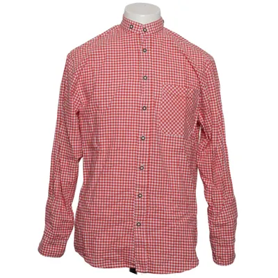 Shirt (Red, White) from Os Trachten Cotton