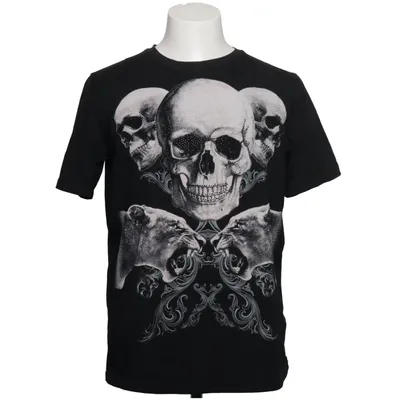 T-shirt (Svart) från Violento Bomull, Elastan
