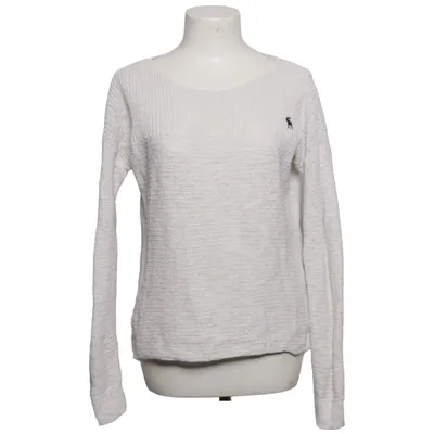 Sweater (Hvid) fra Abercrombie & Fitch Bomuld, Polyester