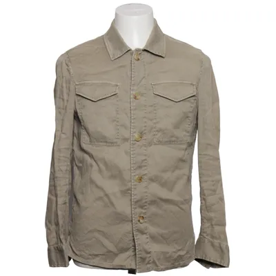 Lightweight jacket (Green) from PAOLONI Cotton, Elastane, Linen
