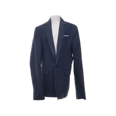 Blazer (Bleu) de H&M Coton, Lin, Polyester