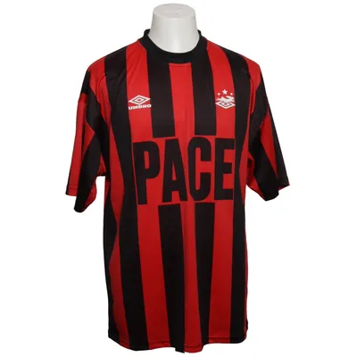 Fodboldtrøje (Rød, Sort) fra Umbro Polyester