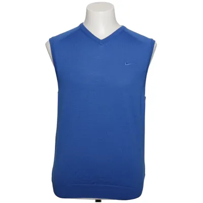 Slipover (Blå) från Nike Golf Polyester, Ull