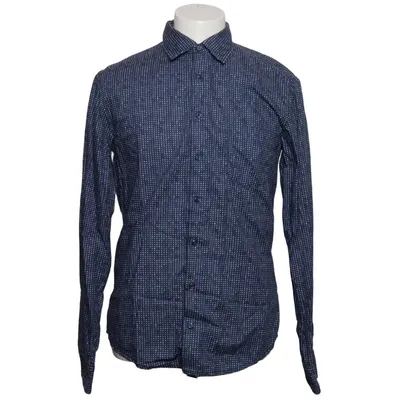 Shirt (Blue, White) from Hugo Boss Cotton