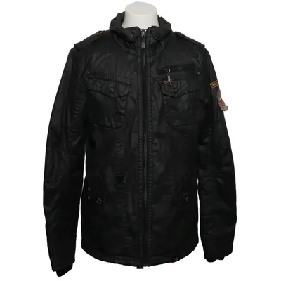 Jacket (Gray) from Khujo Cotton, Polyamide, Polyester