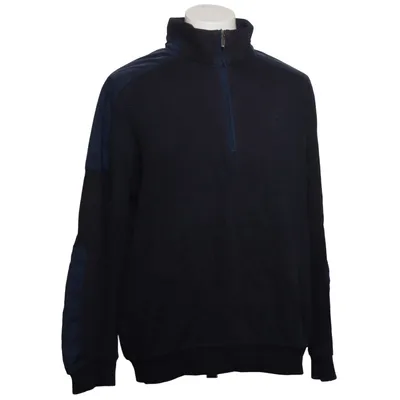 Collegetröja (Svart, Blå) från Campione Bomull, Polyester