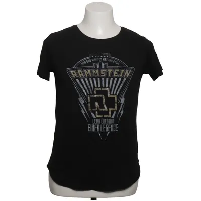 T-shirt (Zwart) van Rammstein Katoen, Viscose