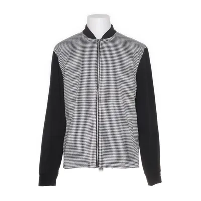Bomberjack (Zwart, Wit) van Topman Elastaan, Polyester, Viscose