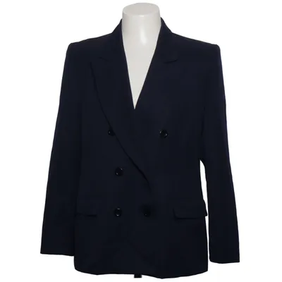 Blazer (Blauw) van Weinberg Acetaat, Wol