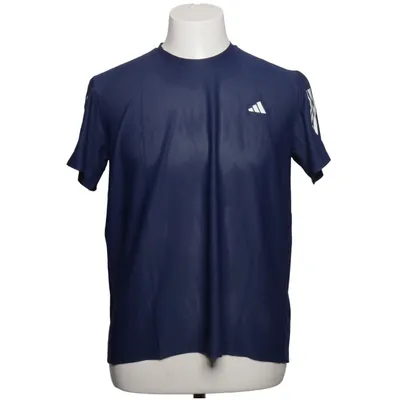 T-shirt (Blå, Hvid) fra Adidas Running Elastan, Genanvendt polyester