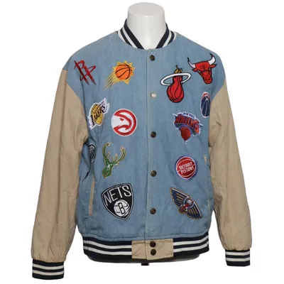 Collegejacka (Blå, Beige, Flerfärgad) från Ultra Game Bomull, Polyester