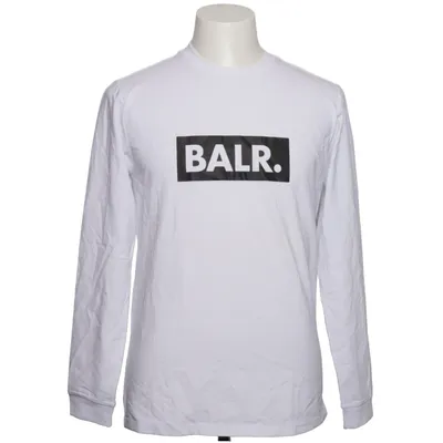 Langærmet t-shirt (Hvid) fra Balr. Bomuld, Elastan