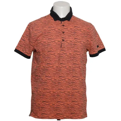 Polo shirt (Orange, Black, Multicolored) from Cast Iron Cotton, Elastane