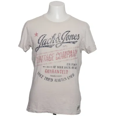 T-shirt (Beige) fra Jack & Jones Bomuld