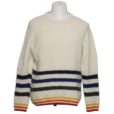 Sweater (White, Multicolored) from Mey & Edlich Alpaca wool, Polyamide