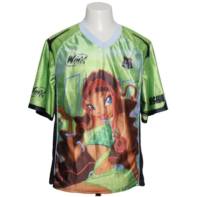 T-shirt (Grøn, Sort, Flerfarvet) fra Romwe Polyester