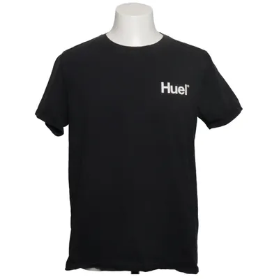 T-shirt (Noir) de Huel Coton, Élasthane