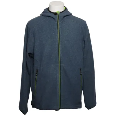 Hoodie (Blue) from Jeep Acrylic, Polyester, Wool