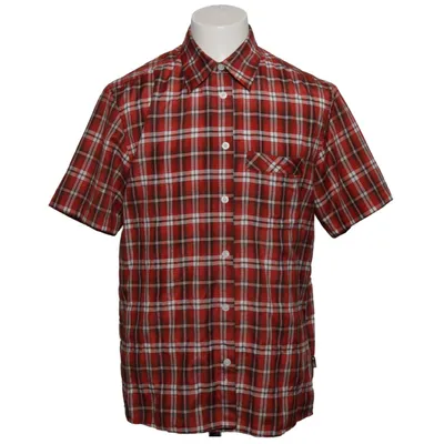 Chemise à manches courtes (Rouge, Blanc, Noir) de Hickory Polyester, Viscose