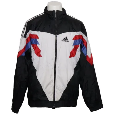 Trainingsjack (Zwart, Wit, Meerkleurig) van Adidas Katoen, Polyamide, Polyester