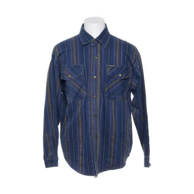 Skjorta (Blå, Brun, Vit) från Bei Mei Qian Yun Bomull, Elastan, Polyester