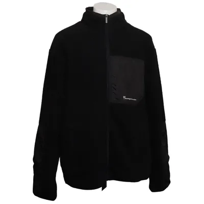 Fleece jas (Zwart) van Knowledge Cotton Apparel Gerecycled polyester, Wol