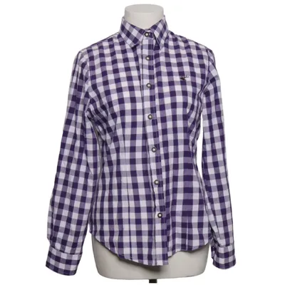 Shirt (Lila, Wit) van Os Trachten Katoen, Polyester