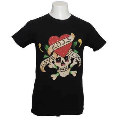 T-shirt (Noir, Multicolore) de Ed Hardy by Christian Audigier Coton