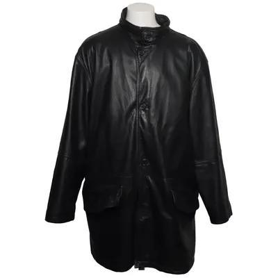 Läderjacka (Svart) från Barisal Acetat, Skinn, Polyamid, Polyester