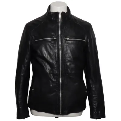 Veste en cuir (Noir) de Barneys Originals Cuir, Polyester