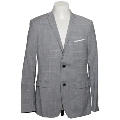 Kavaj (Grå) från Father & Sons Polyester, Viskos, Ull
