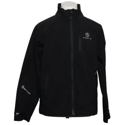 Softshell jacket (Zwart) van First B Elastaan, Polyester