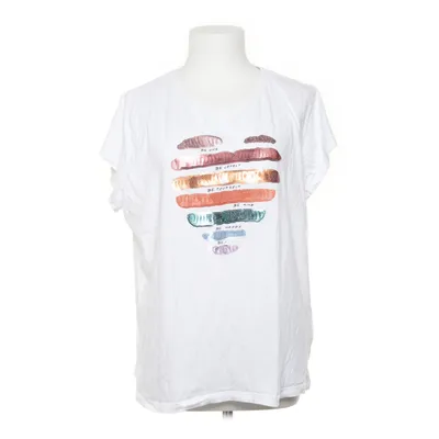 T-shirt (White, Multicolored) from NKD Cotton